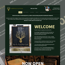 Custom designed website in WordPress for local restaurant/bar.